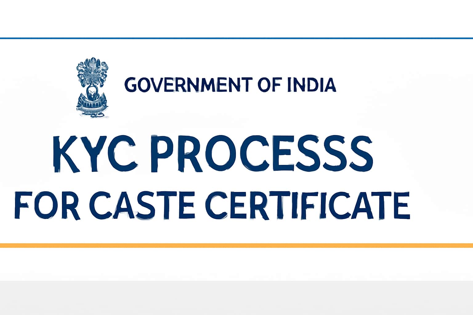 KYC Process for Caste Certificate
